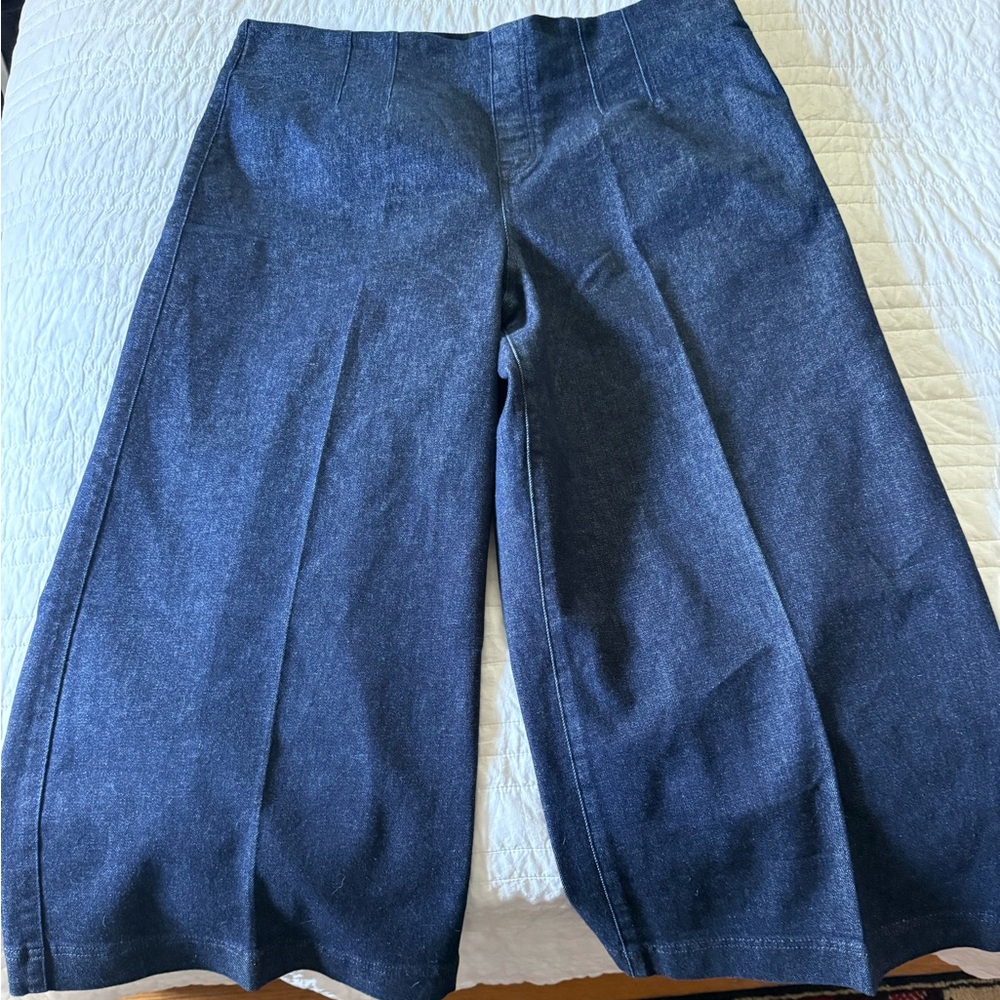 BNWOT Spanx Wide-Leg Denim Pants